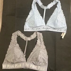 set of two PINK bralettes